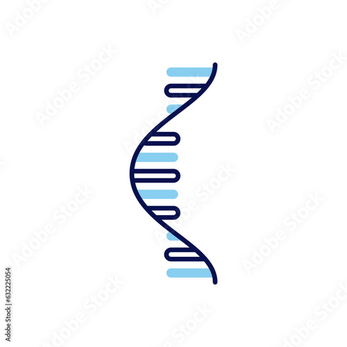RNA related vector icon. RNA sign. Isolated on white background. Editable vector illustration