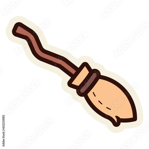 broomstick sticker
