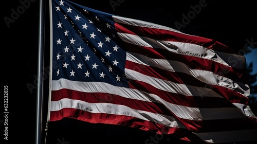 USA American Flag - Patriotic Symbol, Generative AI