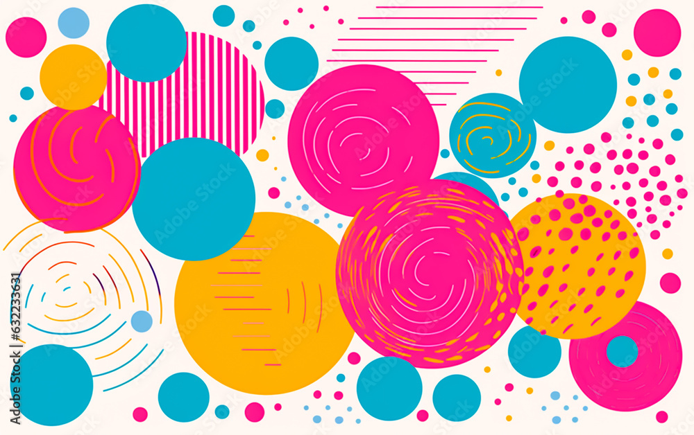 © henjon - Colorful geometric shapes in Risograph texture or wall art style. Retro colors and shapes for backgrounds. © henjon - Colorful geometric shapes in Risograph texture or wall art style. Retro colors and shapes for backgrounds.