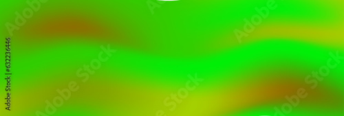 Yellow Gradient Background in fluid motion. Long Banner of yellow waves in fabric. Scalable Vector Illustration.
