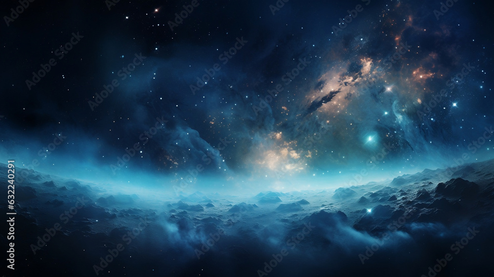 Fototapeta premium Captivating View of Our Altruistic Planet: Highly Detailed and Breathtaking Image of Earth Seen from Outer Space, Showcasing Its Splendid Beauty and Fragile Ecosystem