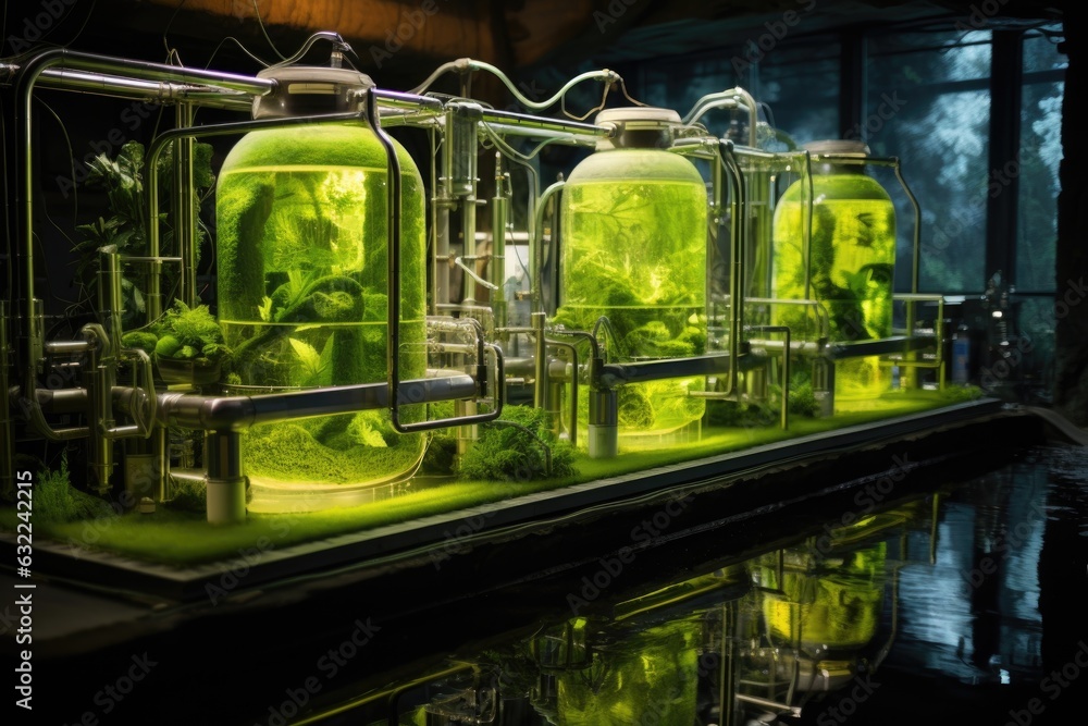 algae-based biohydrogen production setup