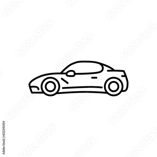 Race car model linear. EPS 10