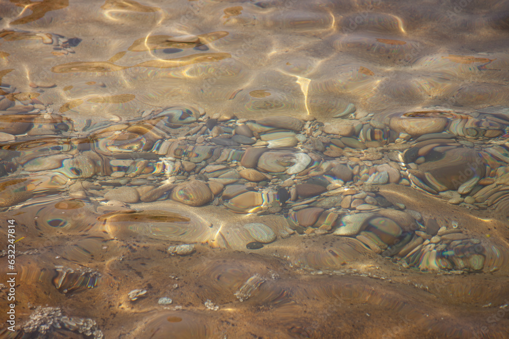 Obraz premium Rocks at the beach in Algajola Village in Corsica