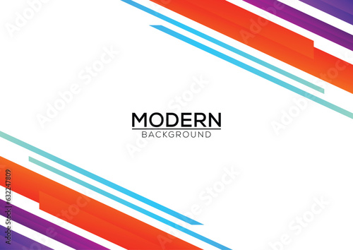flat design modern color abstract background