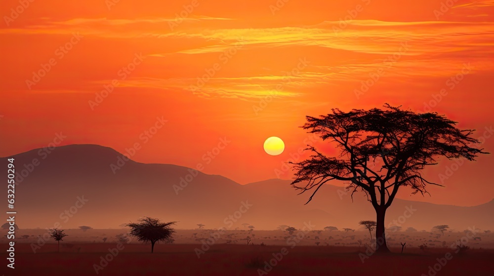 Sunrise in Uganda s Kidepo Valley National Park