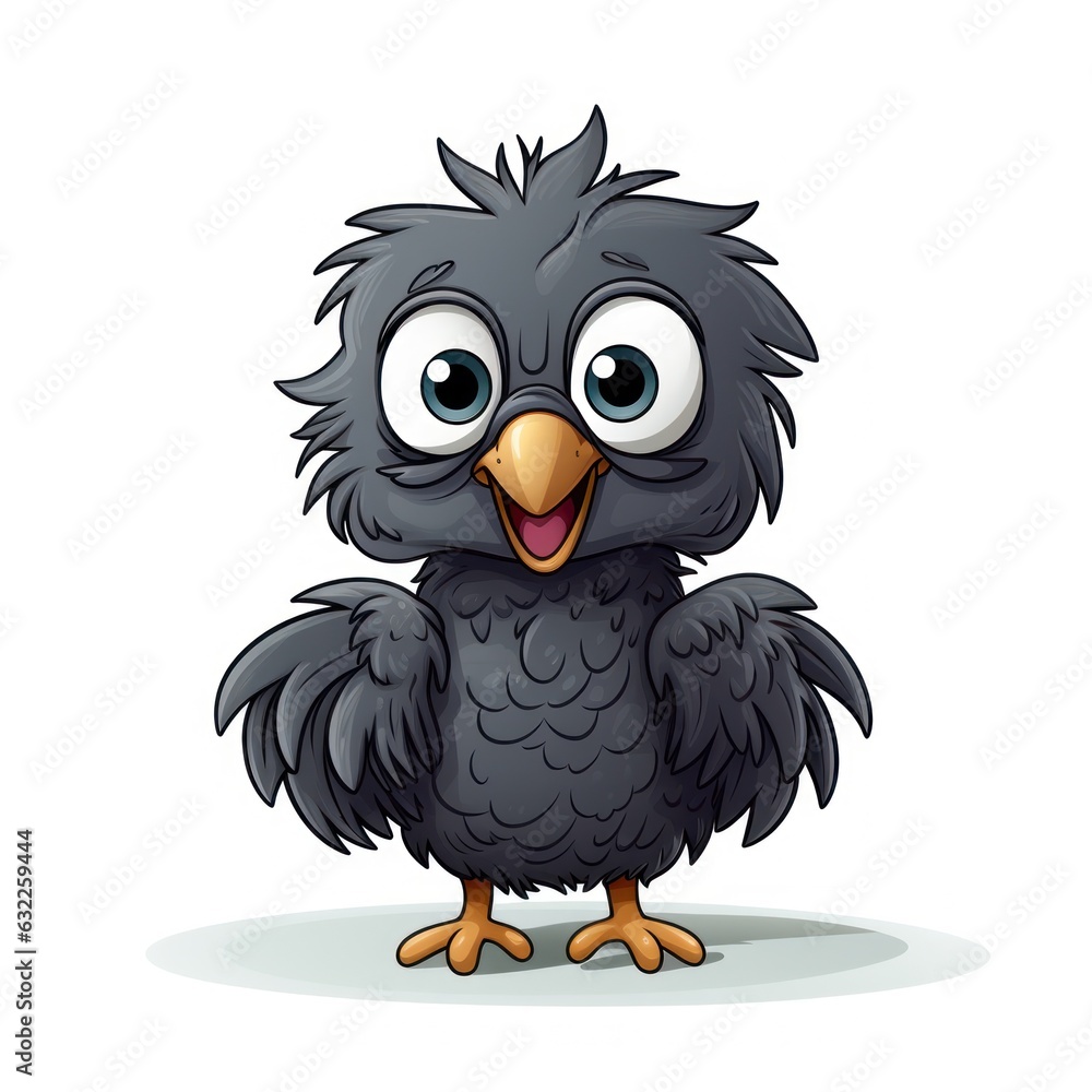Cockapoo Cartoon Style Clipart on White Background AI Generated Cockapoo Cartoon Style Clipart on White Background AI Generated