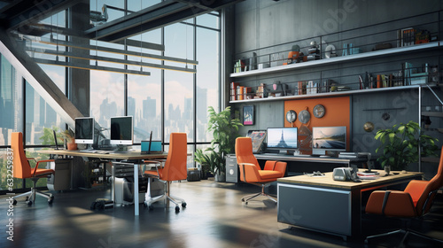 Elevating Productivity: The Contemporary Vibe of a Modern Office