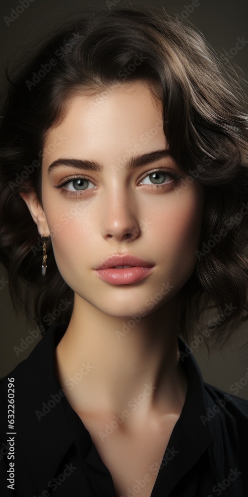 Perfect French Makeup with a Minimalist Touch AI Generated Perfect French Makeup with a Minimalist Touch AI Generated
