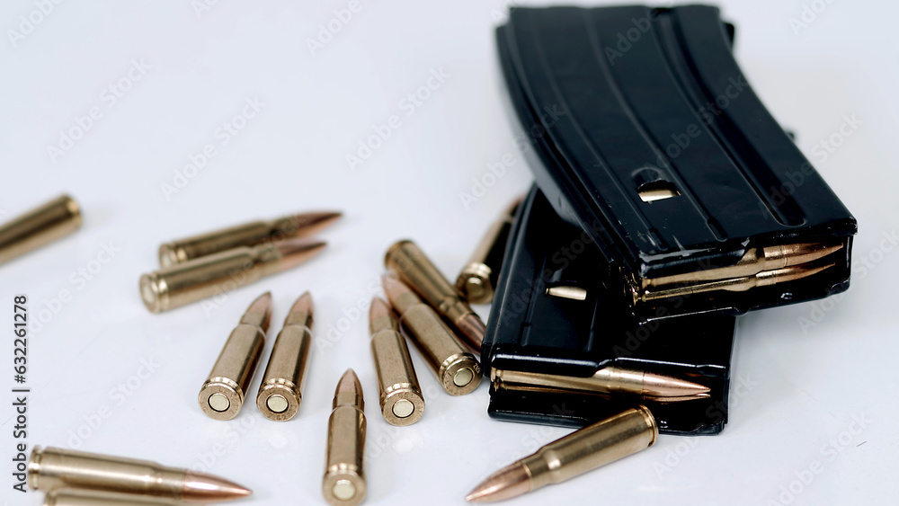 Cartridges are ready to charge the store. Reloading ammunition. Special military operation Cartridges are ready to charge the store. Reloading ammunition. Special military operation