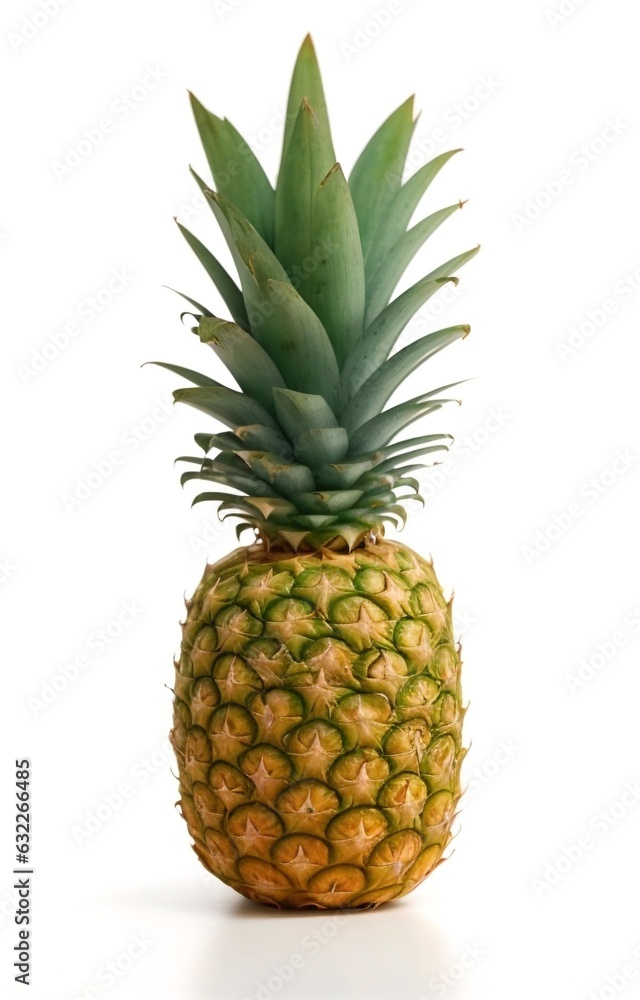 pineapple isolated on white