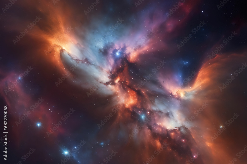 They marveled at the beauty of a nearby nebula, its swirling clouds of gas and dust like an abstract painting in the cosmos. They marveled at the beauty of a nearby nebula, its swirling clouds of gas and dust like an abstract painting in the cosmos.