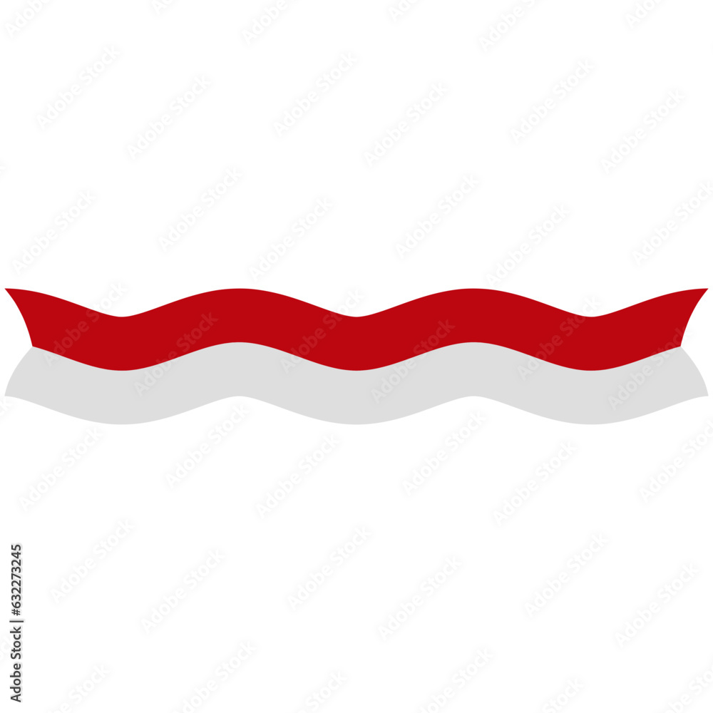 Indonesia flag festive vector illustration Indonesia flag festive vector illustration
