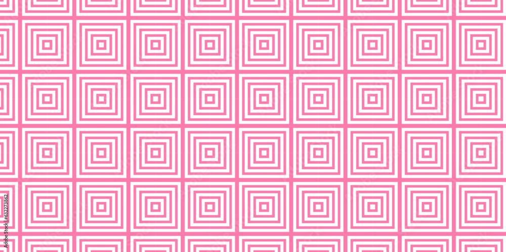 Abstract pattern with cube with Seamless overloping clothinge and fabric pattern with waves. abstract pattern with waves and pink geomatices retro background.	
