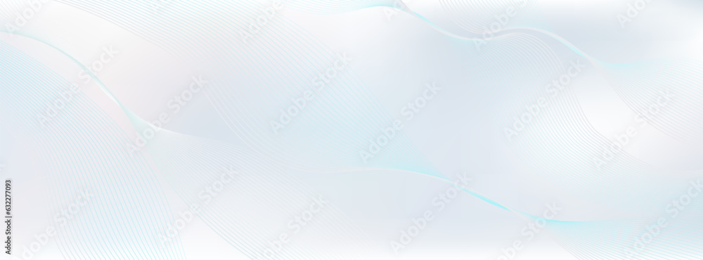 Obraz premium Premium background design with white line pattern (texture) in luxury pastel colour. Abstract horizontal vector template for business banner, formal backdrop, prestigious voucher, luxe invite