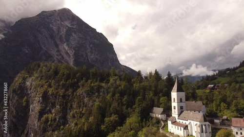 Wallpaper Mural Exploring the small and scenic village in the Styrian part of 
the Salzkammergut. With only a few inhabitants, 2 Churches are there and they have a breathtaking view over the Austrian Alps. Torontodigital.ca