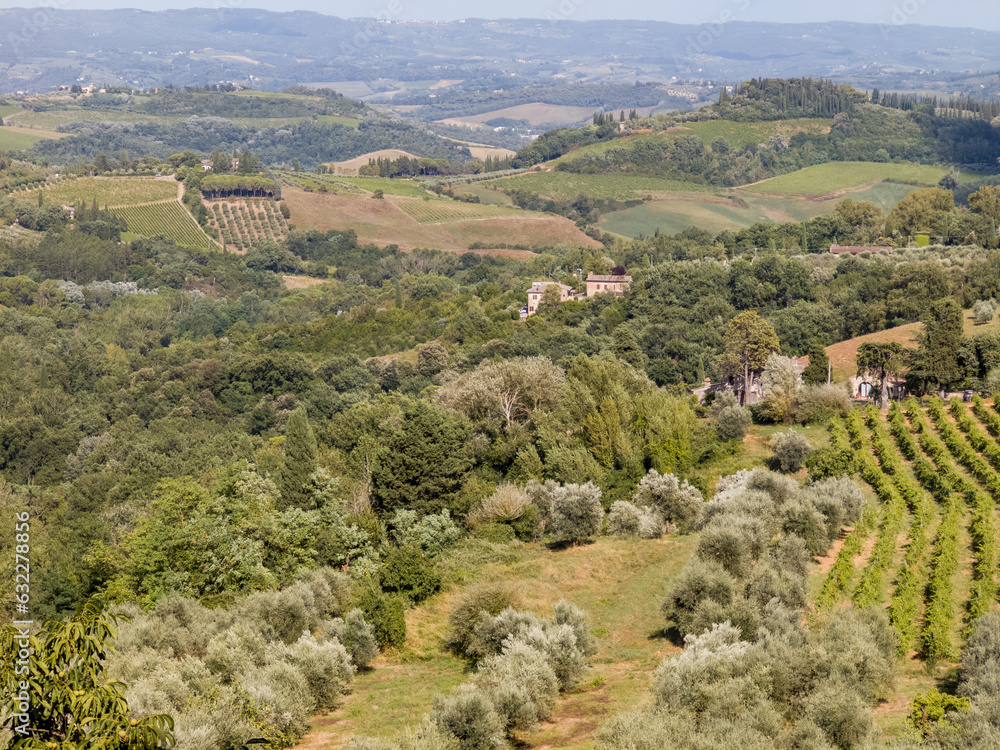 Landscape near San Gimignano, Tuscany, Italy