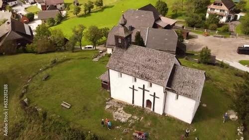 Exploring the small and scenic village in the Styrian part of 
the Salzkammergut. With only a few inhabitants, 2 Churches are there and they have a breathtaking view over the Austrian Alps.
