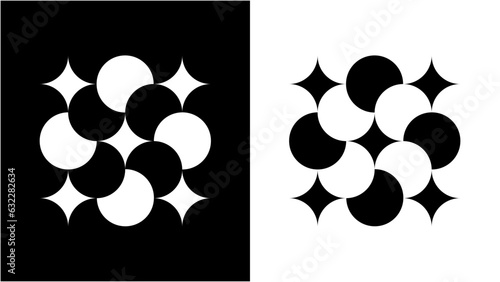 Abstract logo. Geometric abstract logos. Icon design