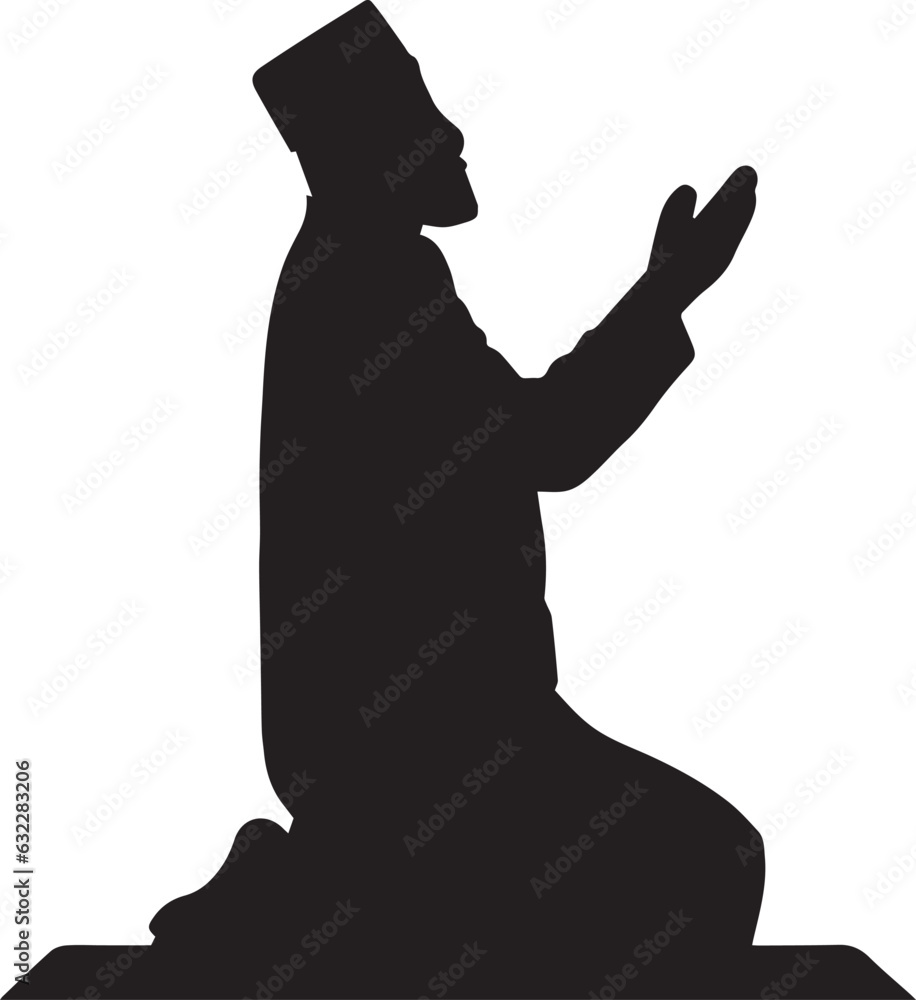 Islamic Player Silhouette illustration