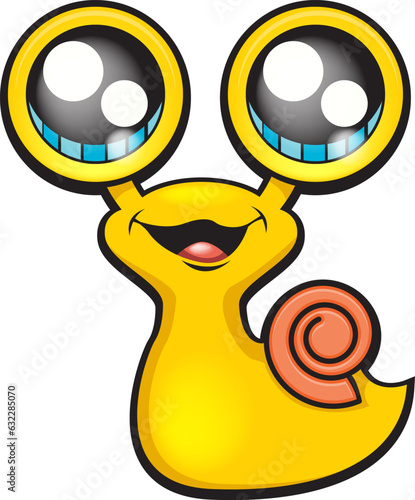 Vector baby slow seline from garten of banban. Slow seline image, label, clip art.