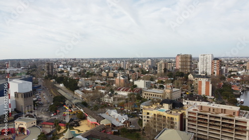 Panoramic view of Boats at Tigre River - Tigre, Buenos Aires, Argentina