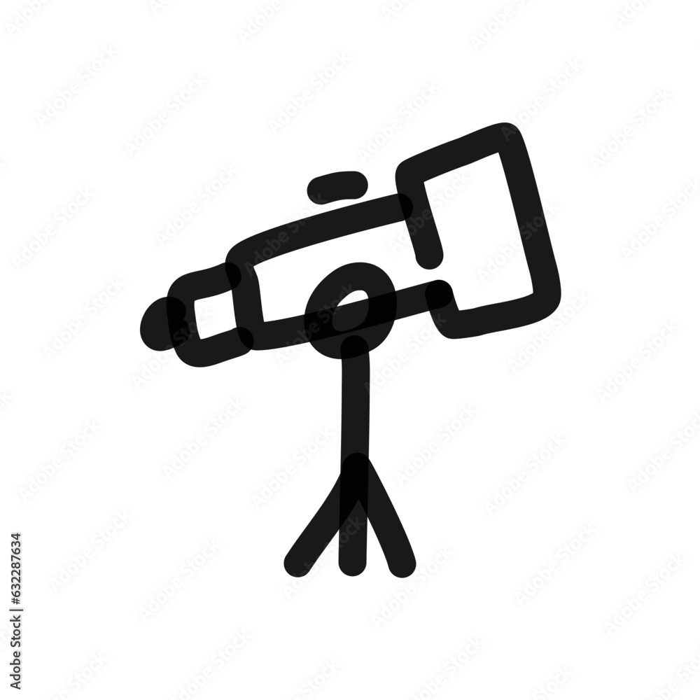 telescope doodle telescope doodle