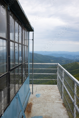 Fryingpan Mountain Lookout Tower in Western North Carolina