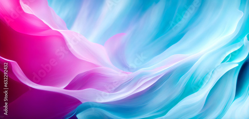 Dynamic Pink and Blue Waves and Fluid Colorful Background Illustration. Fluid, colorful background with soft pink and blue waves.
