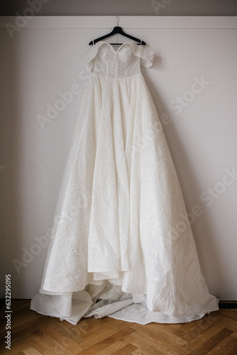 High-quality photo with excellent resolution  Photo of a wedding dress for the bride  Image of a women s dress for an important celebration