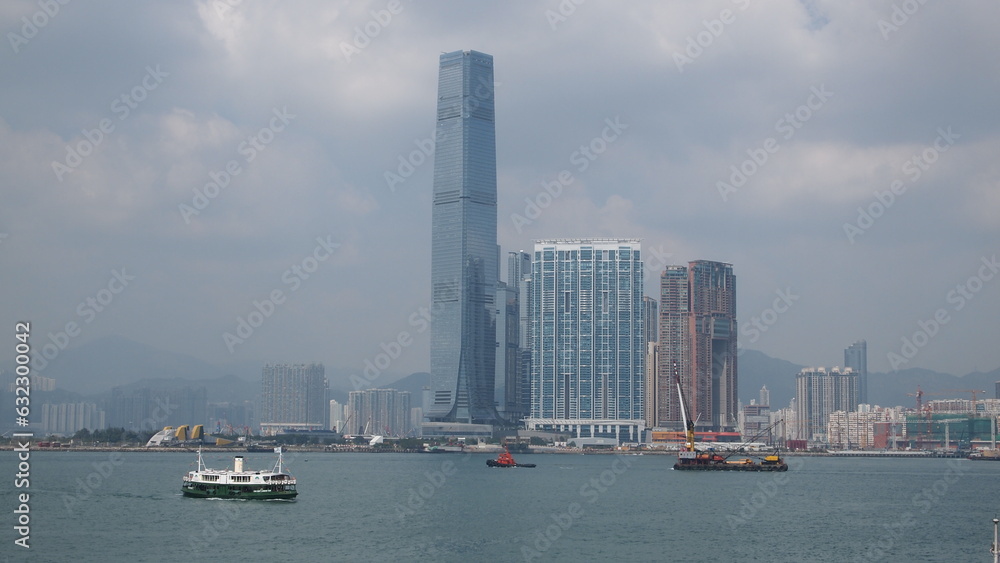 A view of Hong Kong's ever changing landscape and skyline