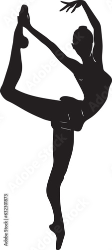 ballerina female flexible pose