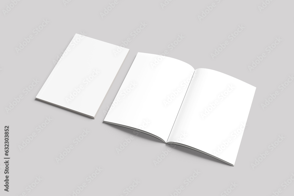 A4 Magazine Blank Mockup A4 Magazine Blank Mockup