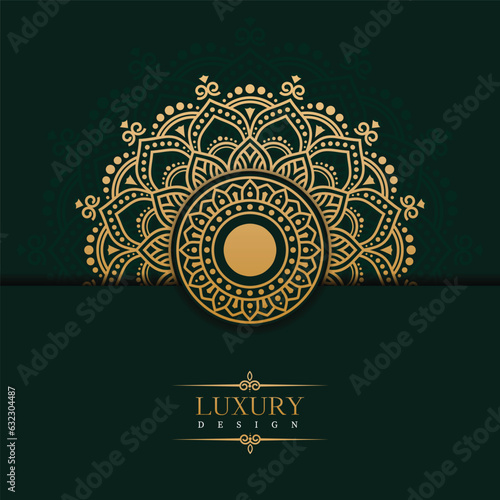 Ornamental Geometric luxury mandala pattern vector design	
