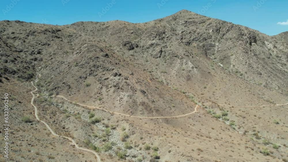 Desert Mountain Trail Aerial Desert Mountain Trail Aerial
