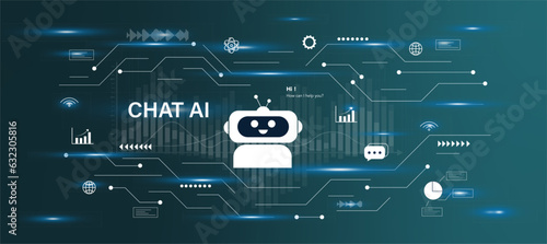 ChatAi, an assistant used to interact with technology and automate tasks. Robotic software developed to answer questions in various channels.