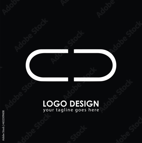 CD CD Logo Design, Creative Minimal Letter CD CD Monogram