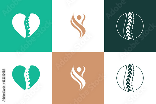 Chiropractic logo design element for your business