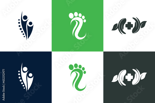 Chiropractic logo design element for your business