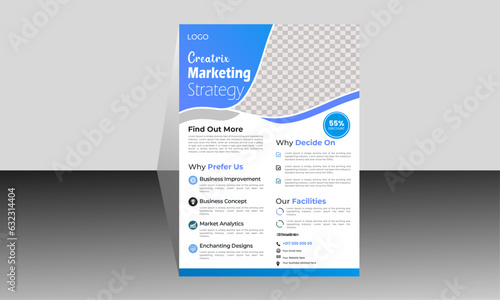 Modern & Creative template business flyer design