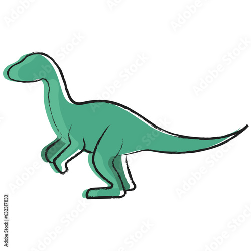 Vector hand drawn Dinosaur illustration