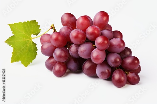 Grapes isolated on transparent or white background | Generative AI 