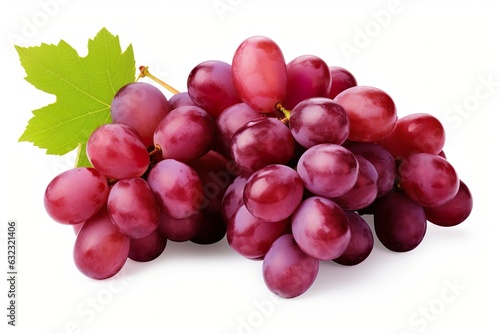 Grapes isolated on transparent or white background | Generative AI 