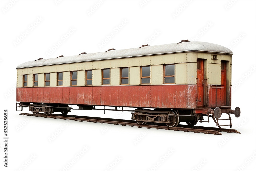 railway retro wagon isolated on white background. railway retro wagon isolated on white background.