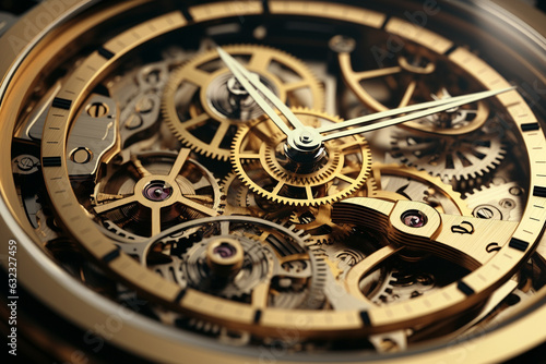 Precision in Time: Mechanism of a Golden Timepiece