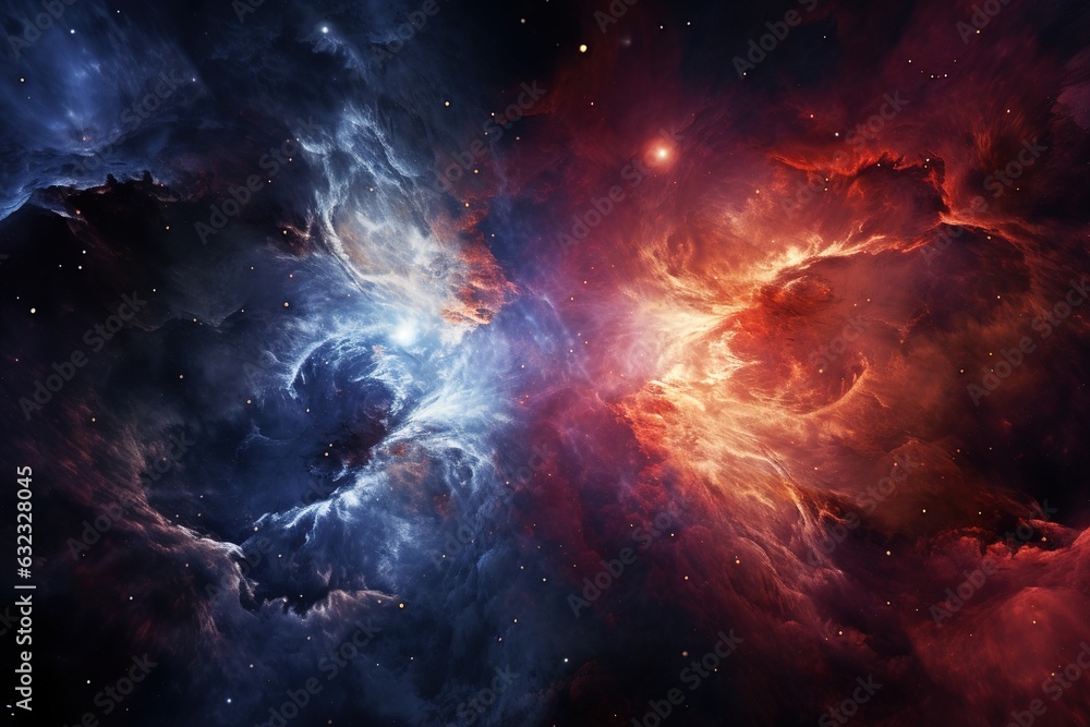 Obraz premium color beautiful galaxy