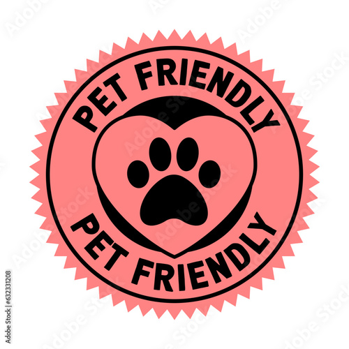 Pet friendly badge stamp. This space allows mascots. Dogs and cats are welcome.