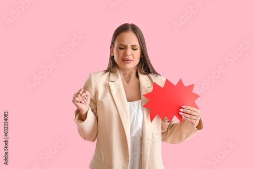 Beautiful angry young woman...