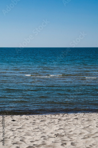 Sandy coast  Baltic sea  Baltic Spit